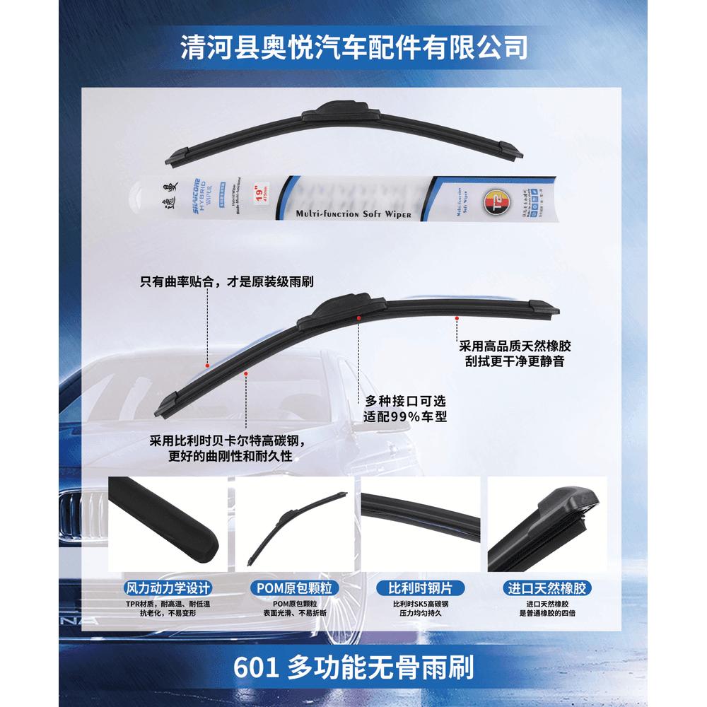 601 Multi-Function Frameless Wiper Blade