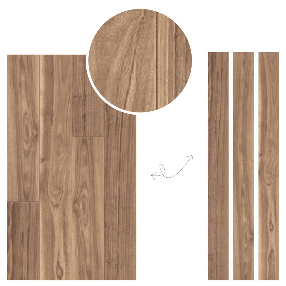 NATURE AquaShield WSPC Natural Wood Plank Walnut Great Lake
