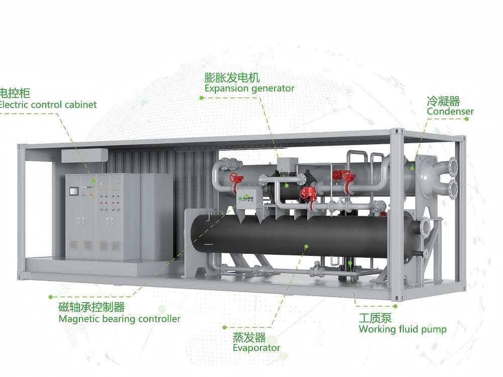 CIGU 100-500 kW Maglev ORC Generator Unit | Oil-Free Low-Temperature Waste Heat Recovery Power Syste