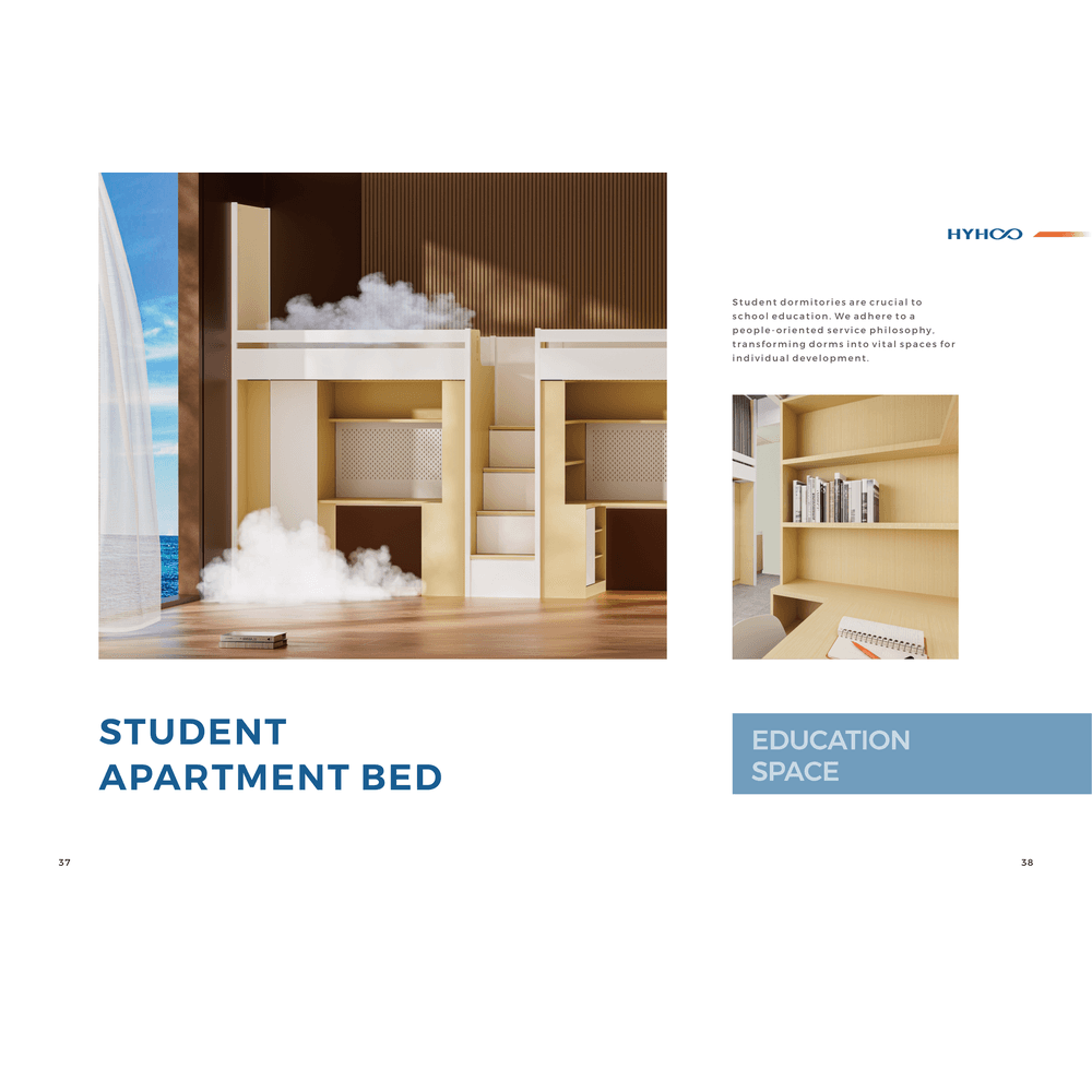 HYHOO Student Apartment Bed