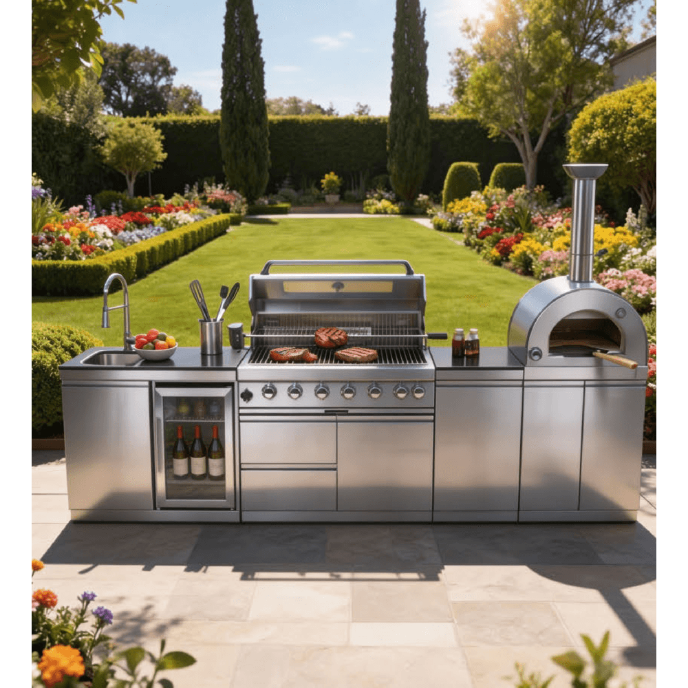ROYO ROYO BBQ Kitchen with Pizza Oven RSC2420A