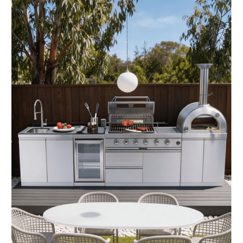 ROYO ROYO BBQ Kitchen with Pizza Oven (black) RSC2421A