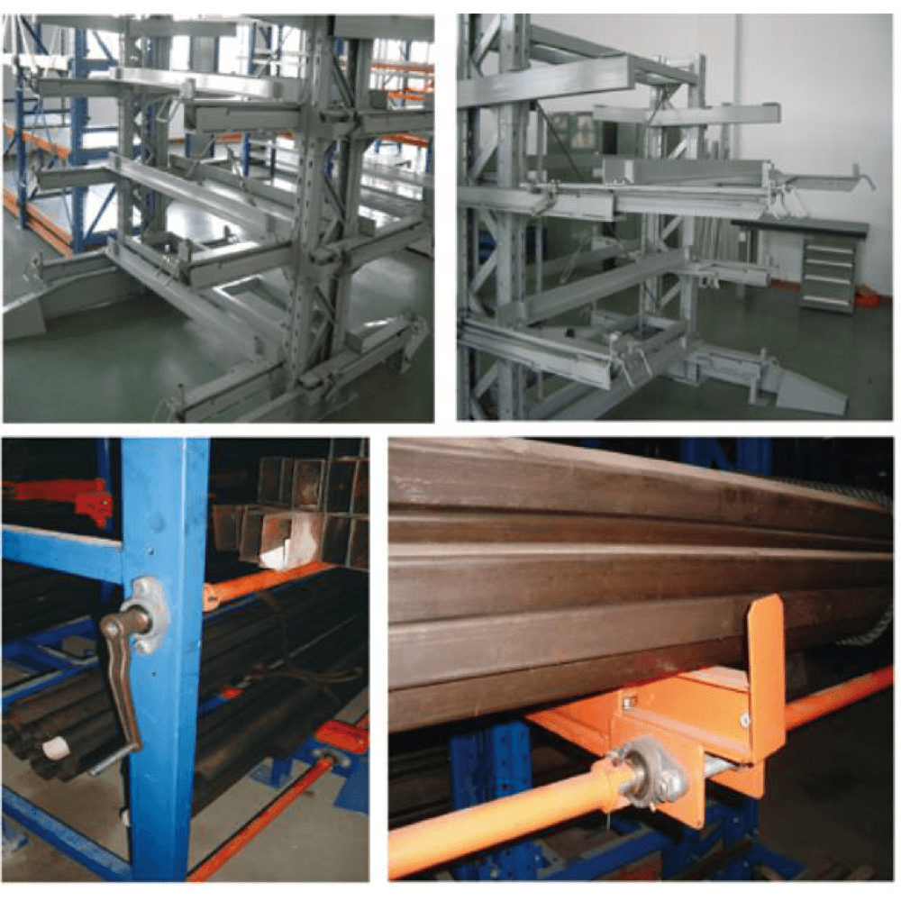 SENCO Drawer-Type Cantilever Racking (Crane-Assisted, 1000 kg/Level)