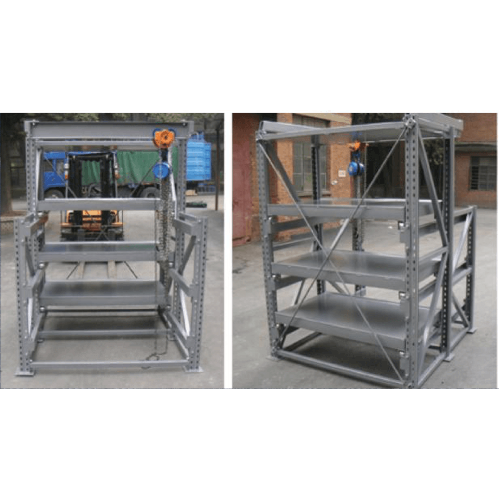 SENCO Drawer-Type Mold Racking (500-2000 kg/Level, Dual Lock)