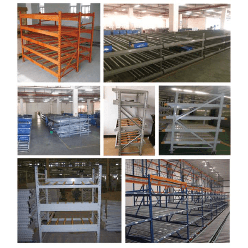 SENCO Flow Racking (Carton Flow, Gravity FIFO)