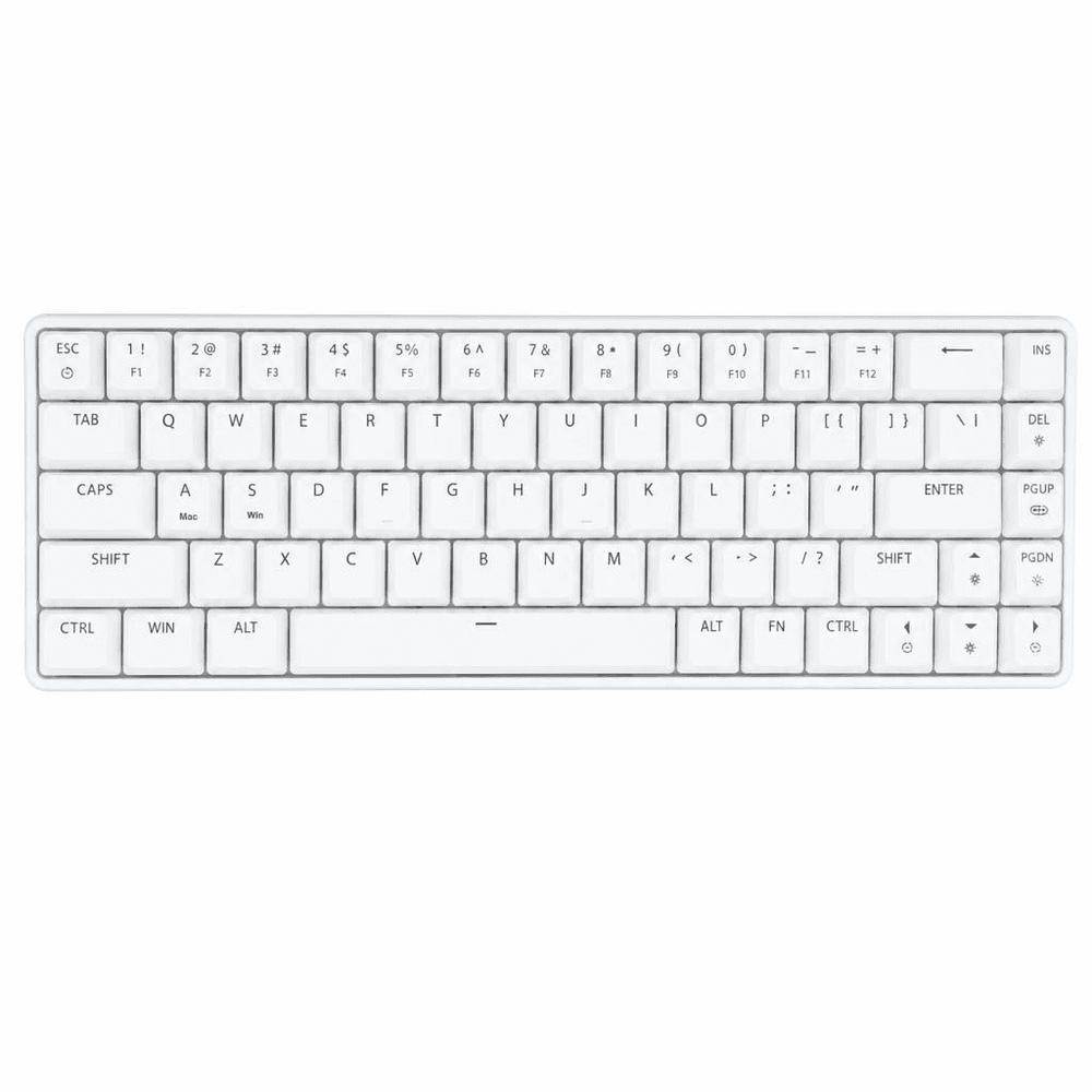 SOTRUST S68 Hall Effect Magnetic Switch Gaming Keyboard — Classic White